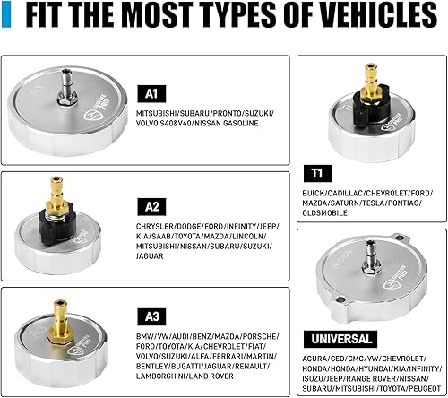 Miniatura 8 de Adaptador de purga de cilindro maestro de 2.205 in compatible con Honda Accord