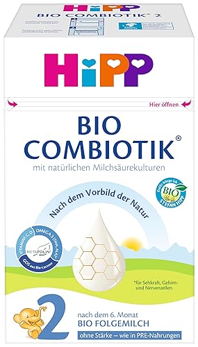 HiPP Bio Milchnahrung 2 BIO Combiotik ohne Stärke, 4er Pack