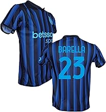 Generico Barella 23 Football Jersey Black Blue Season 2025/2026 Authorized Replica Sizes for Children and Adults. Choose to Add Shorts and Socks