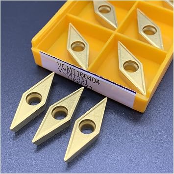 Indexable Carbide Turning Blade VCMT11T304 VCMT160404 Cylindrical Metal Milling Cutter Lathe CNC Turning Tool Size VCMT160404 6020