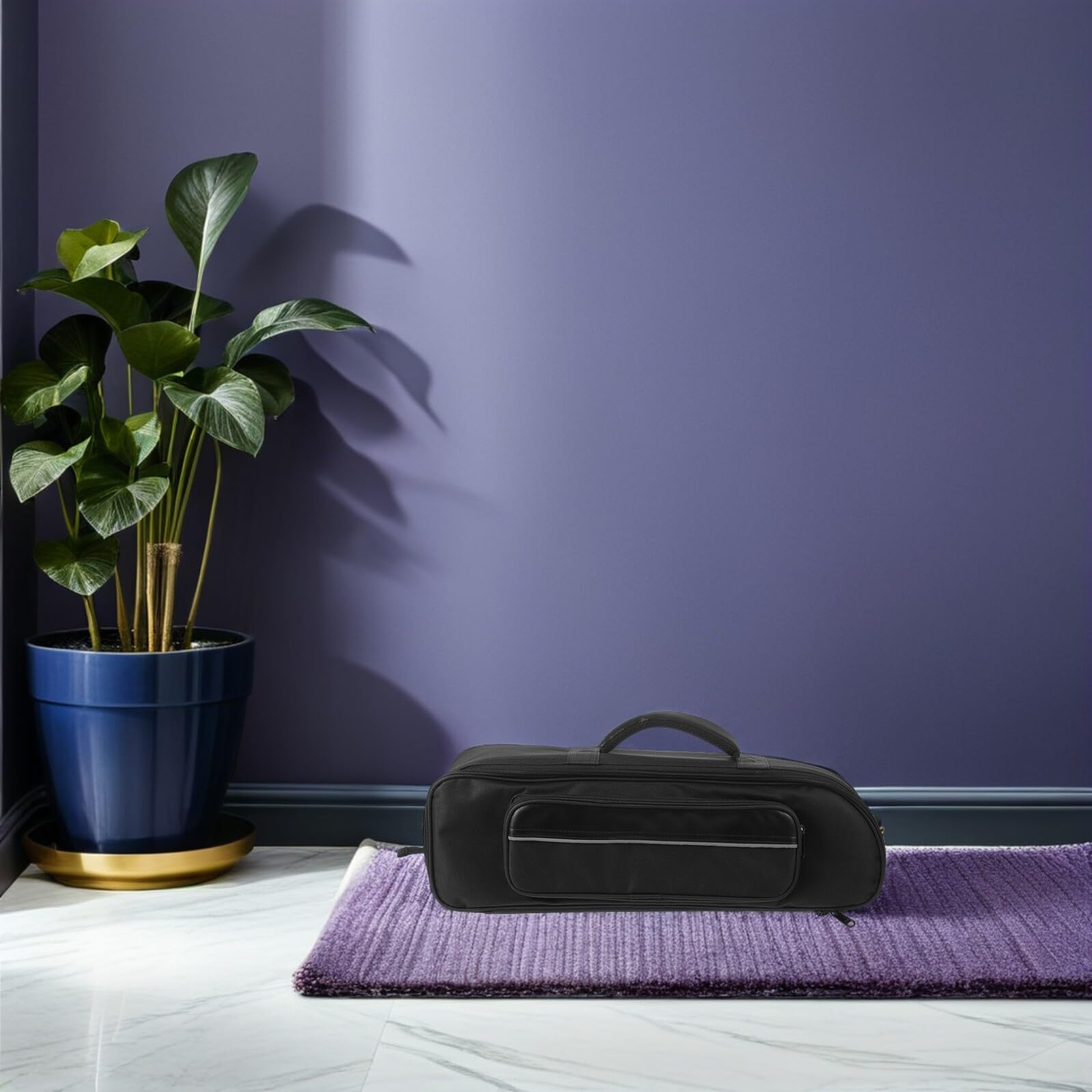 Borsa Morbida per Tromba Oxford Imbottita con Tracolla Regolabile Custodia Compatta e Resistente per Strumenti a Fiato Borsa da Viaggio per Studenti e Musicisti in Movimento
