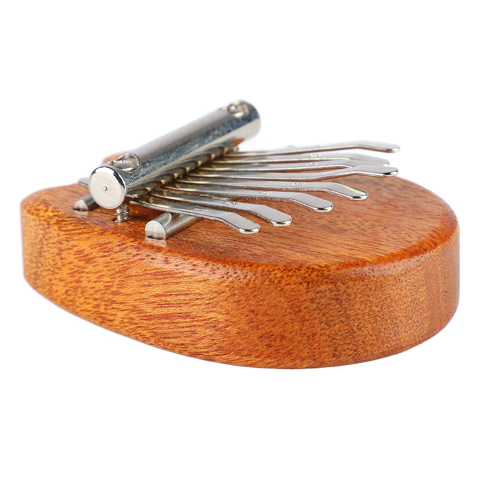 Mini Kalimba 8 Kluczowy Kciuk Fortepianowy Drewniany Instrument Muzyczny dla Dzieci z smyczyą, Mini Kalimba Kciuk Pianinowy dzieć