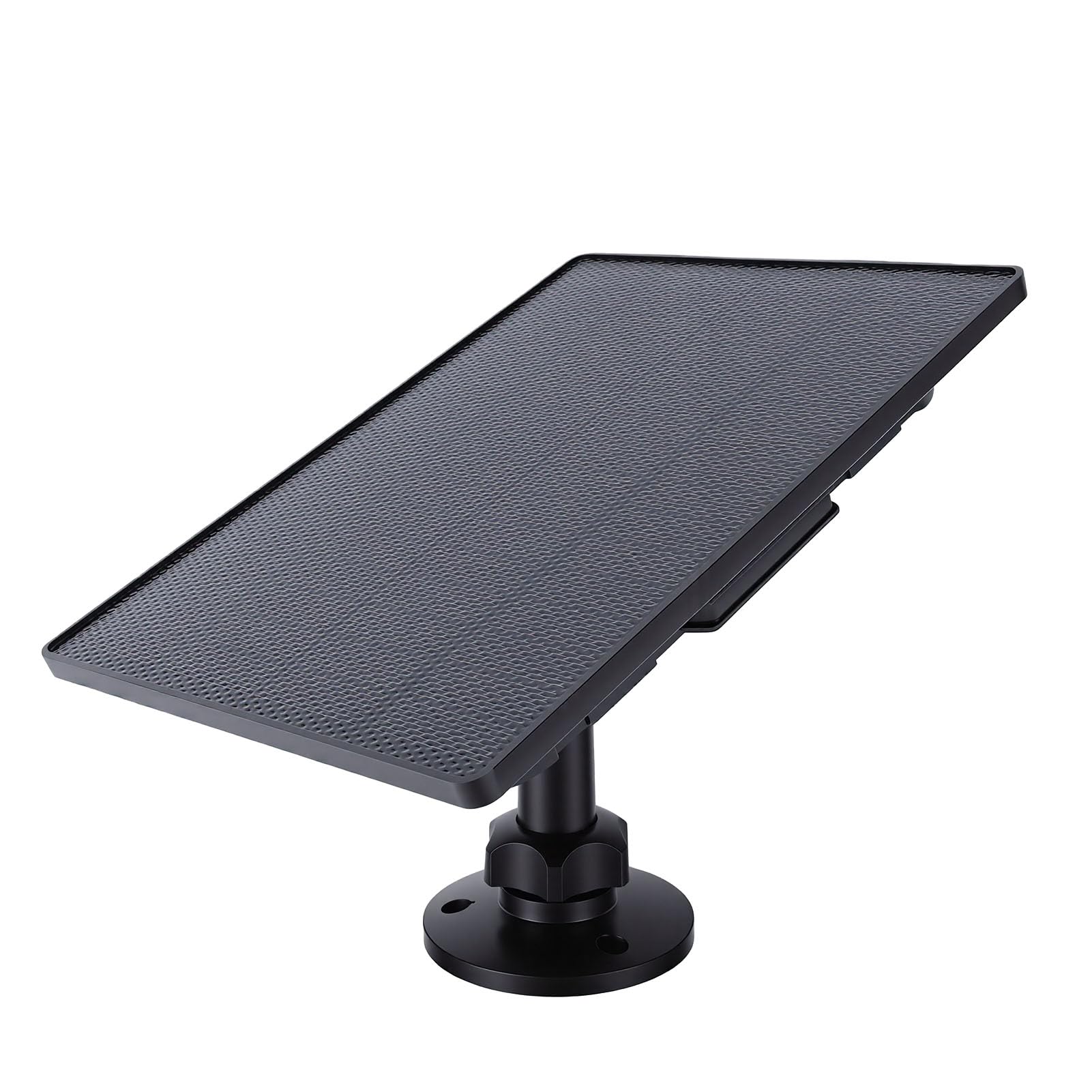 Fockety Wildkamera Solarpanel, 6 W, 360° Drehbar, 6000 MAh, Wiederaufladbarer Lithium Akku, IP65, Wasserdichtes Solar Ladegerät Set für Überwachungskameras, Mobilfunk