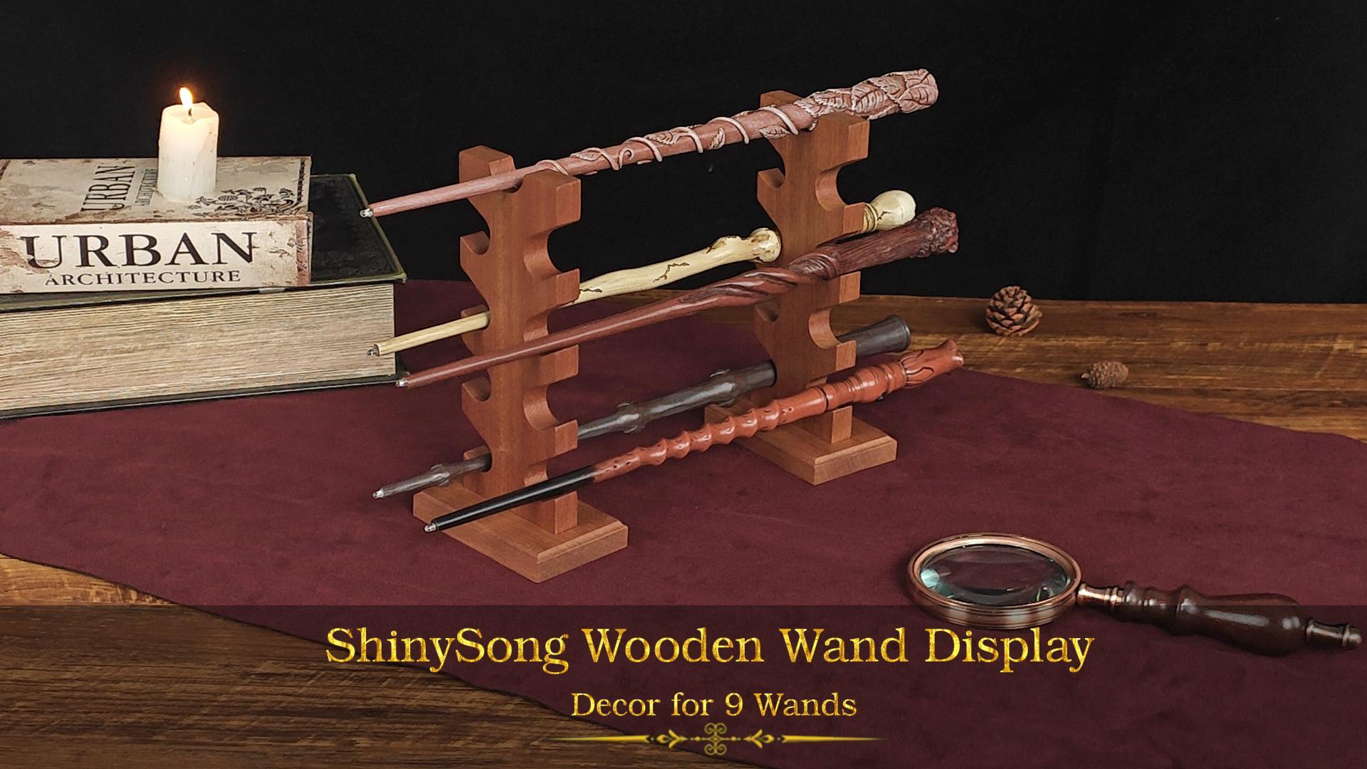 Amazon.com: ShinySong Wizard Wand Display Stand, 5 Tiered Wooden