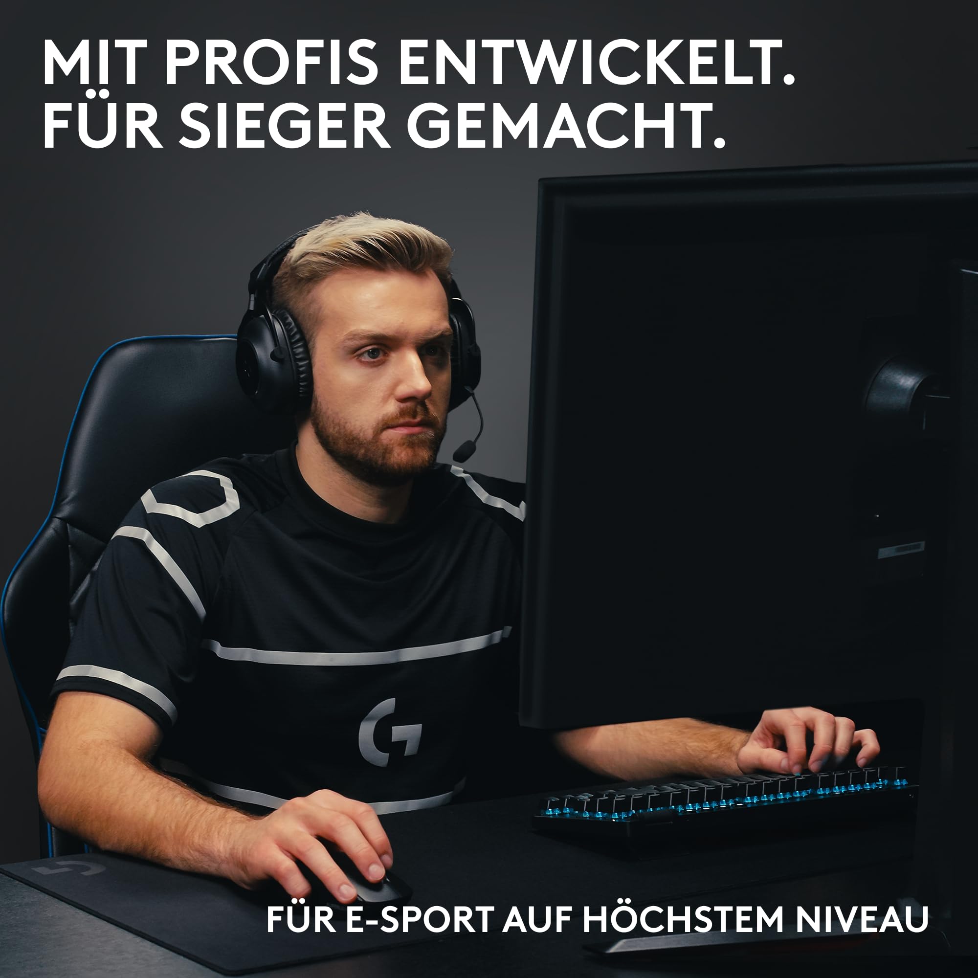 Logitech G G Pro X Superlight 2 Lightspeed 910-006638 Mysz Komputerowa, Biały, 12,5 x 6,35 x 4 cm & Logitech G SYktcjgs Modne mokasyny dla mężczyzn wsuwane oksfordy (kolor: czarny, rozmiar: 41 EU)