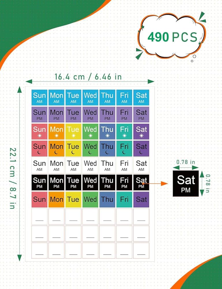 Amazon.com: CAPHONT 700 Pcs Medicine Labels Stickers for Pill Organizers DIY Pocket Pharmacy Labels & Medicine Reminder Stickers, Week Morning Evening Medication Instruction Labels for Pill Case Planners : Health & Household amazon-com-caphont-700-pcs-medicine-labels-stickers-for-pill-organizers-diy-pocket-pharmacy-labels-medicine-reminder-stickers-week-morning-evening-medication-instruction-labels-for-pill-case-planners-health-household