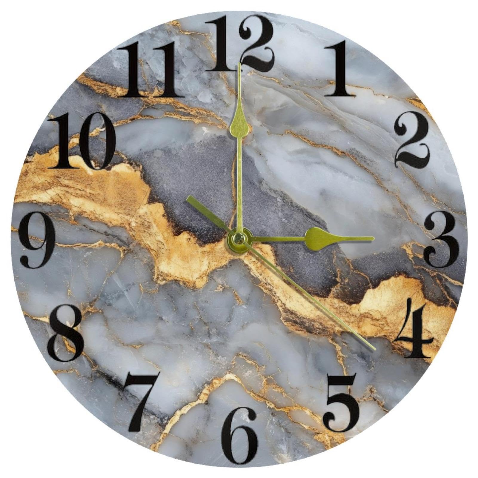 Horloge murale ronde pour cuisine et bureau fonctionnels