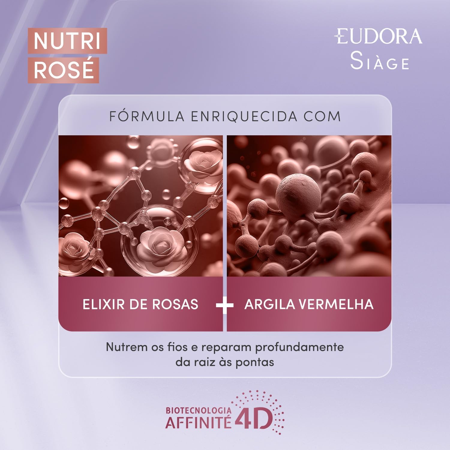 Eudora - Refil Shampoo Siàge Nutri Rosé