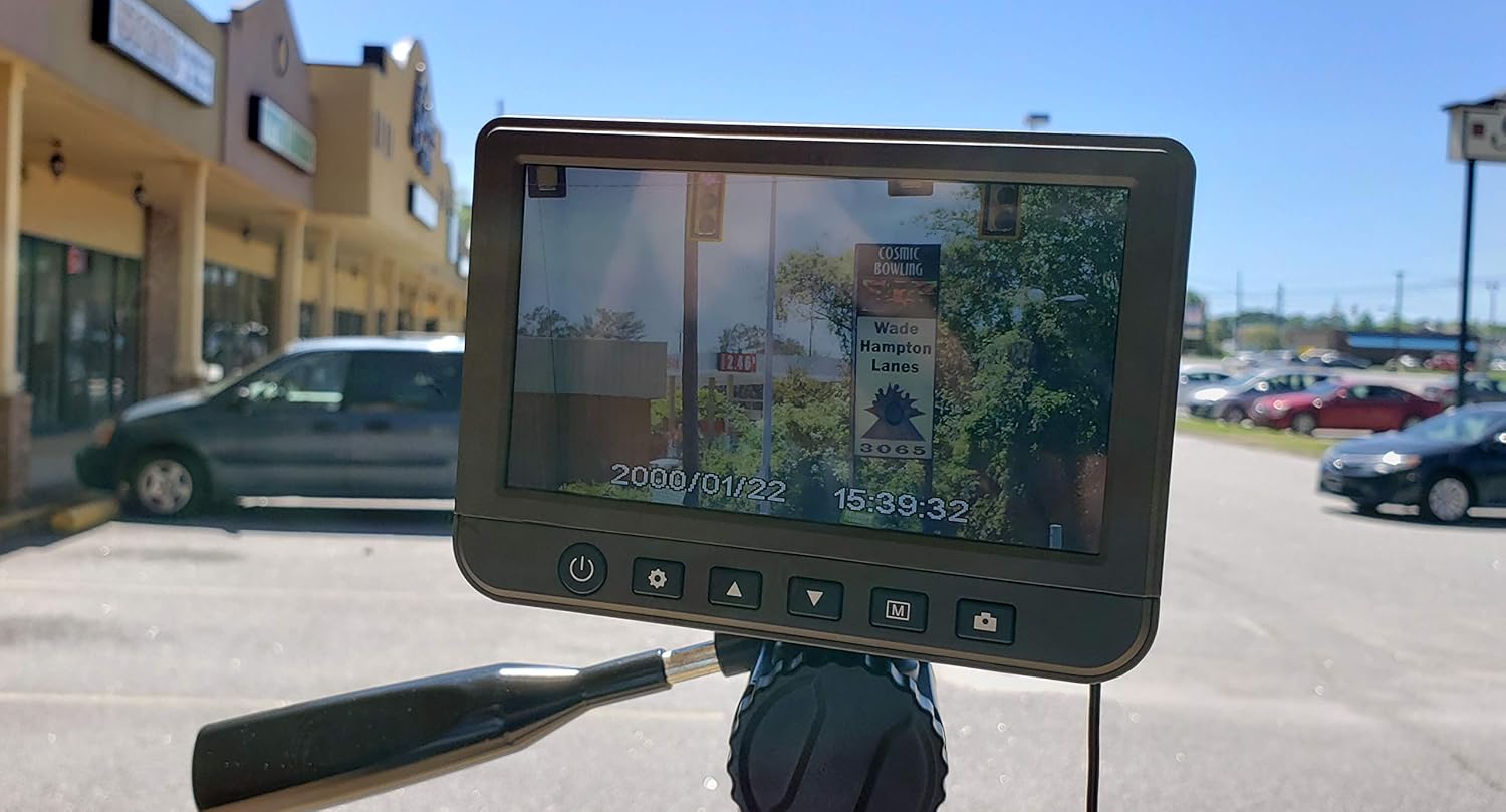 Vividia SS-550 Digital LCD Spotting Scope Telescope 1-50x with 5" Screen 1080P Video 14MP Picture Capture and 35mm Lens for Distance 3000ft/1000m