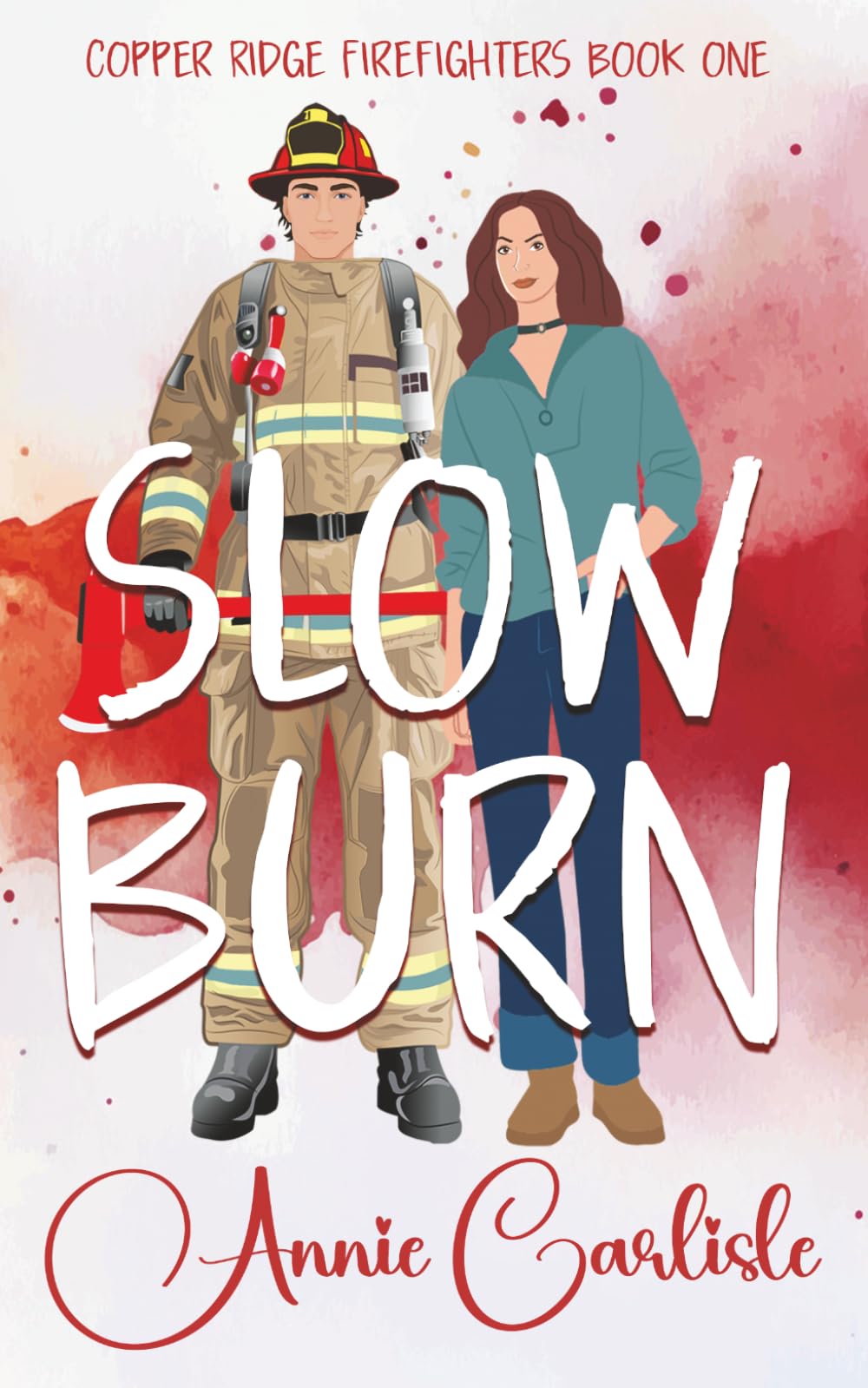 Slow Burn: A Single Dad Firefighter Romantic Comedy (Copper Ridge)