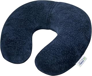 Tempur-Pedic TEMPUR-Travel - Almohada de Cuello de poliéster, Color Azul Marino