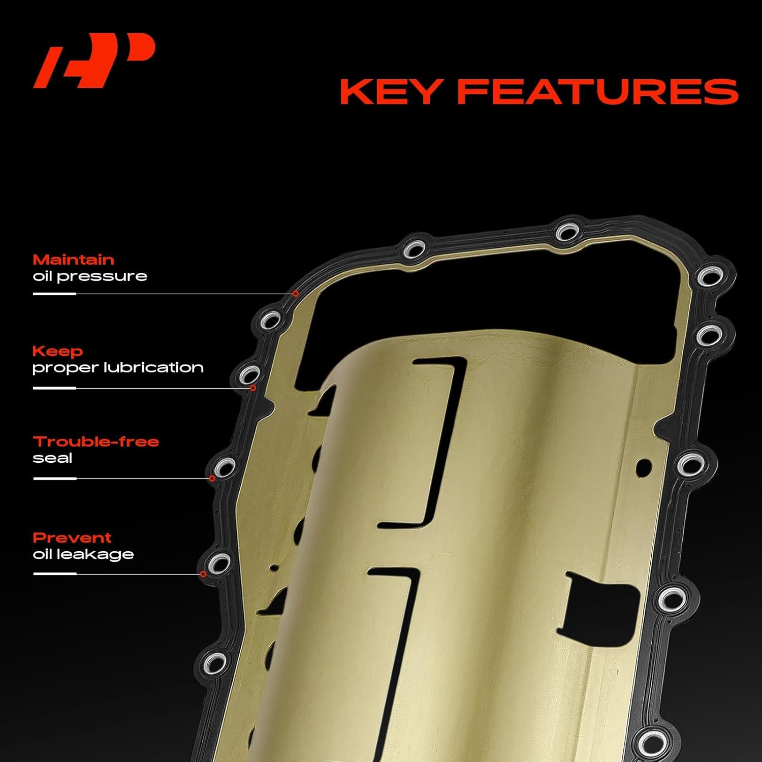 A-Premium 3.5L Engine Oil Pan Gasket Set, Compatible with Dodge Intrepid 1993-1997 & Eagle Vision 1993-1997 & Plymouth Prowler 1997 & Chrysler Concorde 1993-1997, Intrepid 1993-1997, LHS, New Yorker