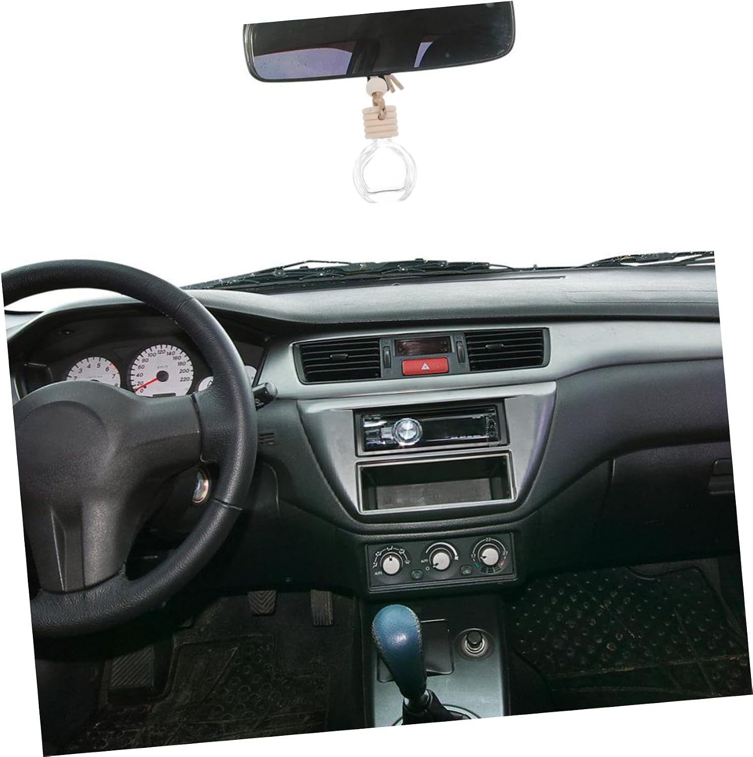 Luxshiny 6pcs Car Perfume Diffuser Reusable Aroma Bottle Compact Perfume Container Car Hanging Bottles Aromatherapy Decor