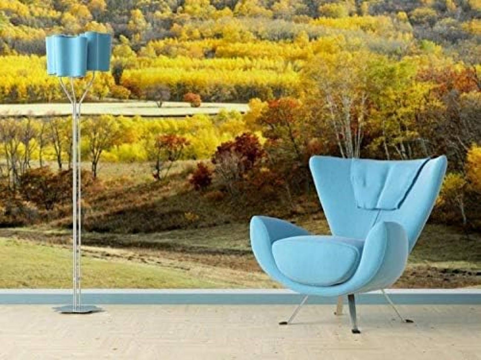 XLMING Jin Jin Qiuca Fotografía De Paisajes Naturales 3D Papel Pintado Sala De Estar Sofá Dormitorio Comedor Decoración Del Hogar Pared-350cm×256cm