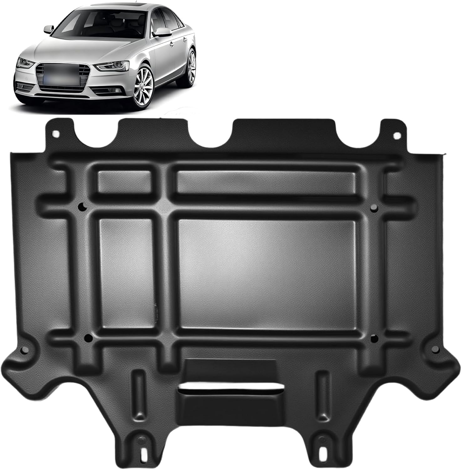 Front Engine Splash Shield Fit for Audi A4 2009-2016/S4 2010-2016 Engine Case Guards Suitable for Audi A5 S5 2009-2016 Front Engine Gearbox Guard