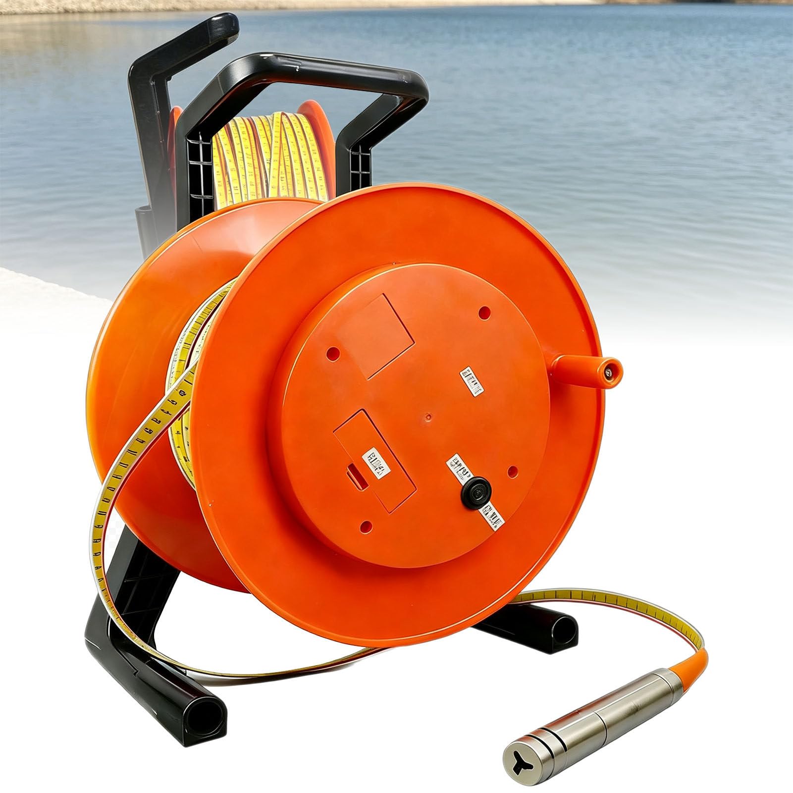 ROGHA Portable Deep Well Water Level Meter indicator water level borehole depth meter dip meter depth 10-300M 300m(984ft)