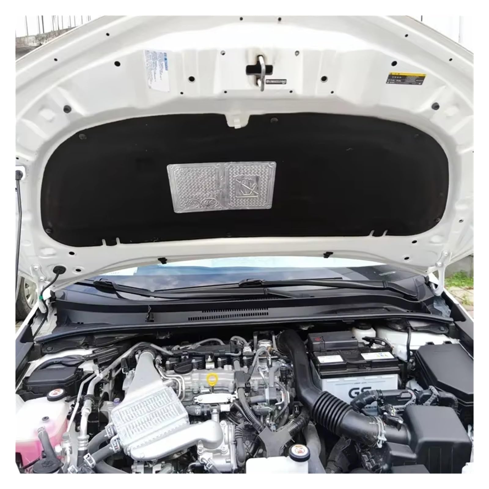 FrontHood Engine Mat Pad Cover for Toyota for Corolla Sedan 2019 - 2021 Car Front Hood Engine Sound Heat Insulation Cotton Pad Soundproof Mat Cove