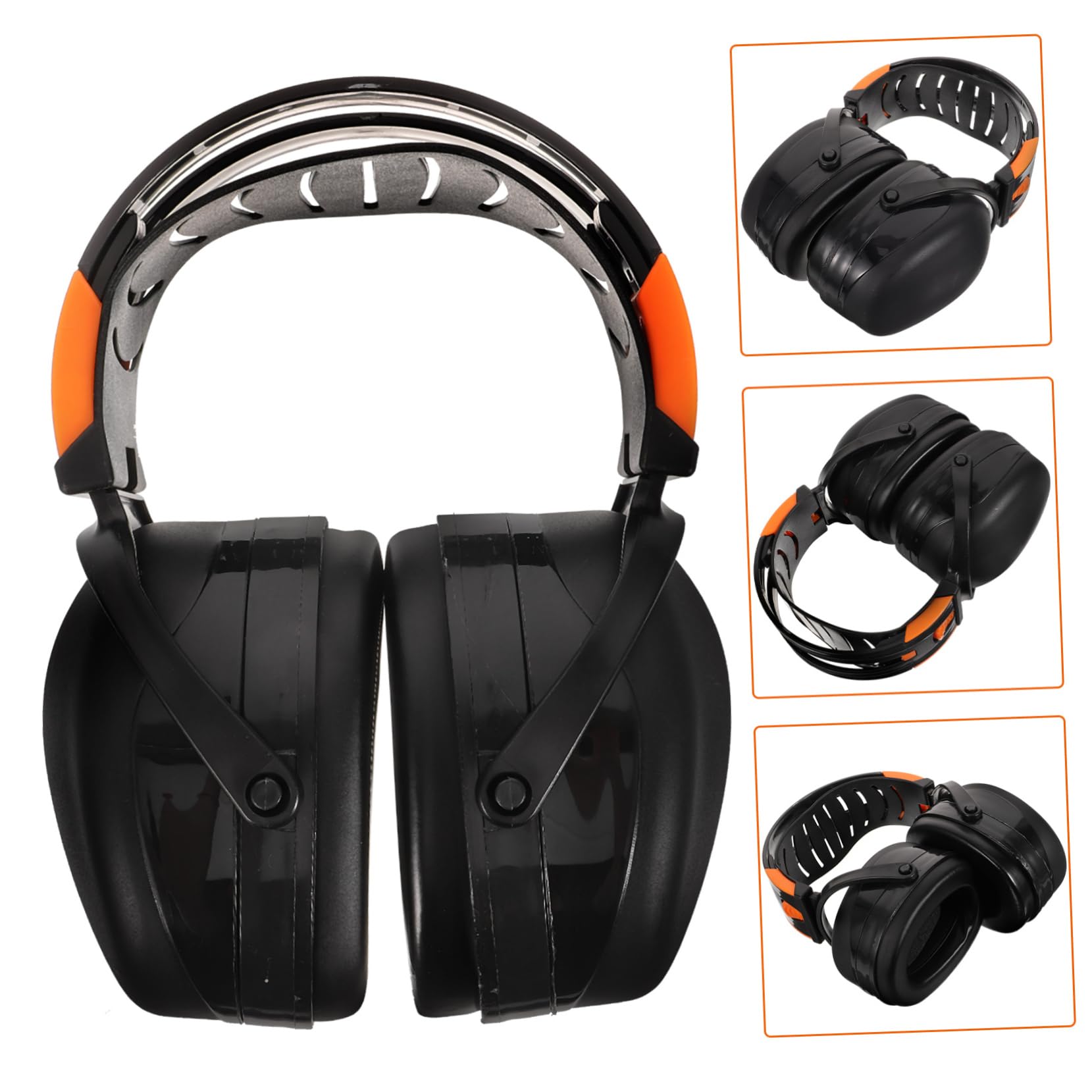 Angoily 2stücke Over-ear Noise Cancelling Kopfhörer Für Studieren Schlafen Und Arbeiten Verstellbare Leichte Und Komfortable Gehörschutz-earmuffs Mit Geräuschreduzierung Für Und
