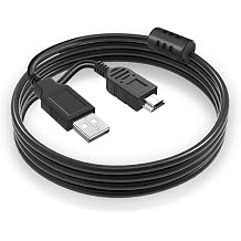 5ft USB Cable Laptop PC Lead Cord Compatible with Phillips GoGear MP3 SA2825 SA3015 SA3025 SA5245BT SA5225 BT