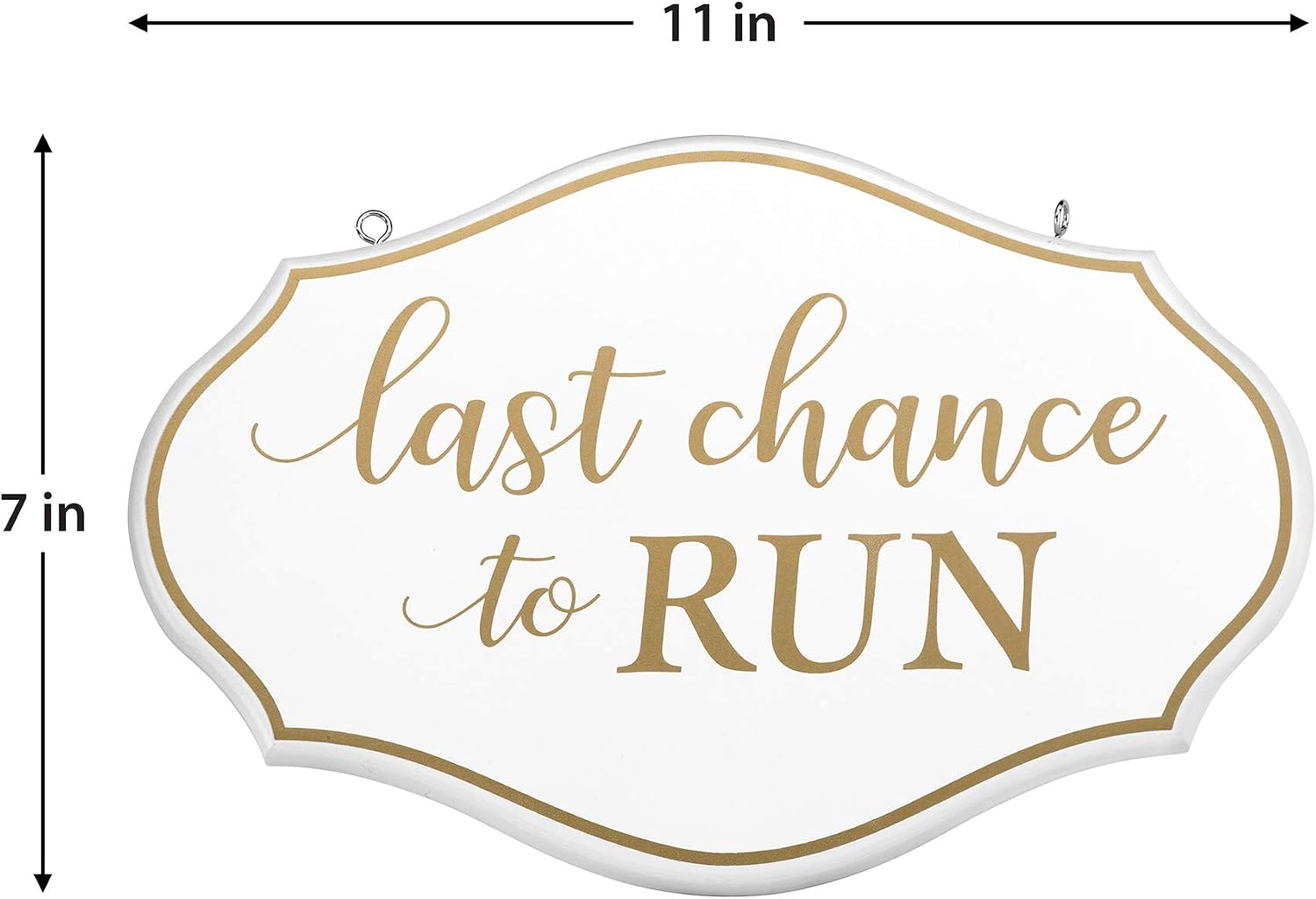 Lillian Rose Flower Girl Ring Bearer Chance to Run Sign image 3