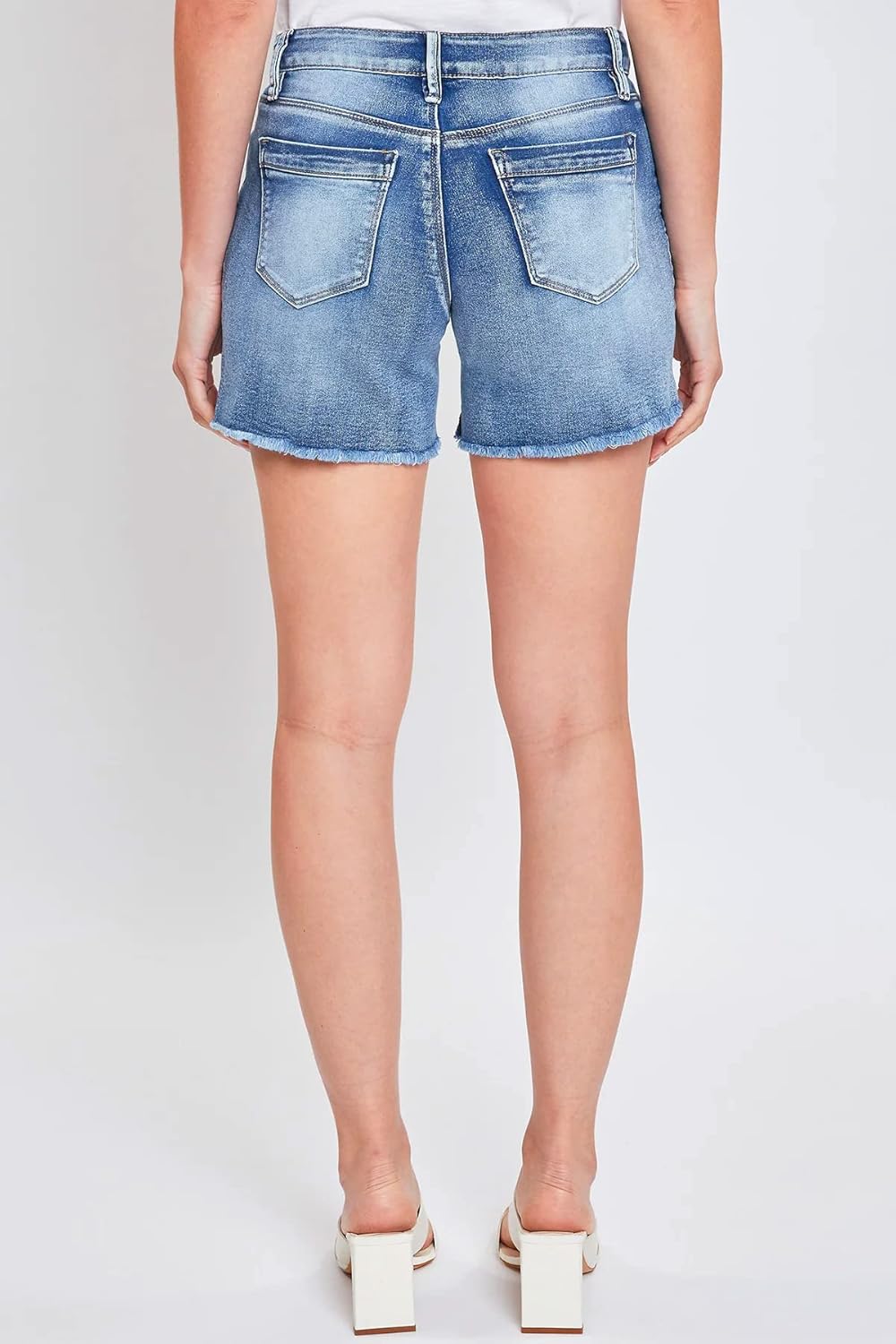 Royalty For Me Womens Women's Hi-lo Fray Hem Short - Image 4