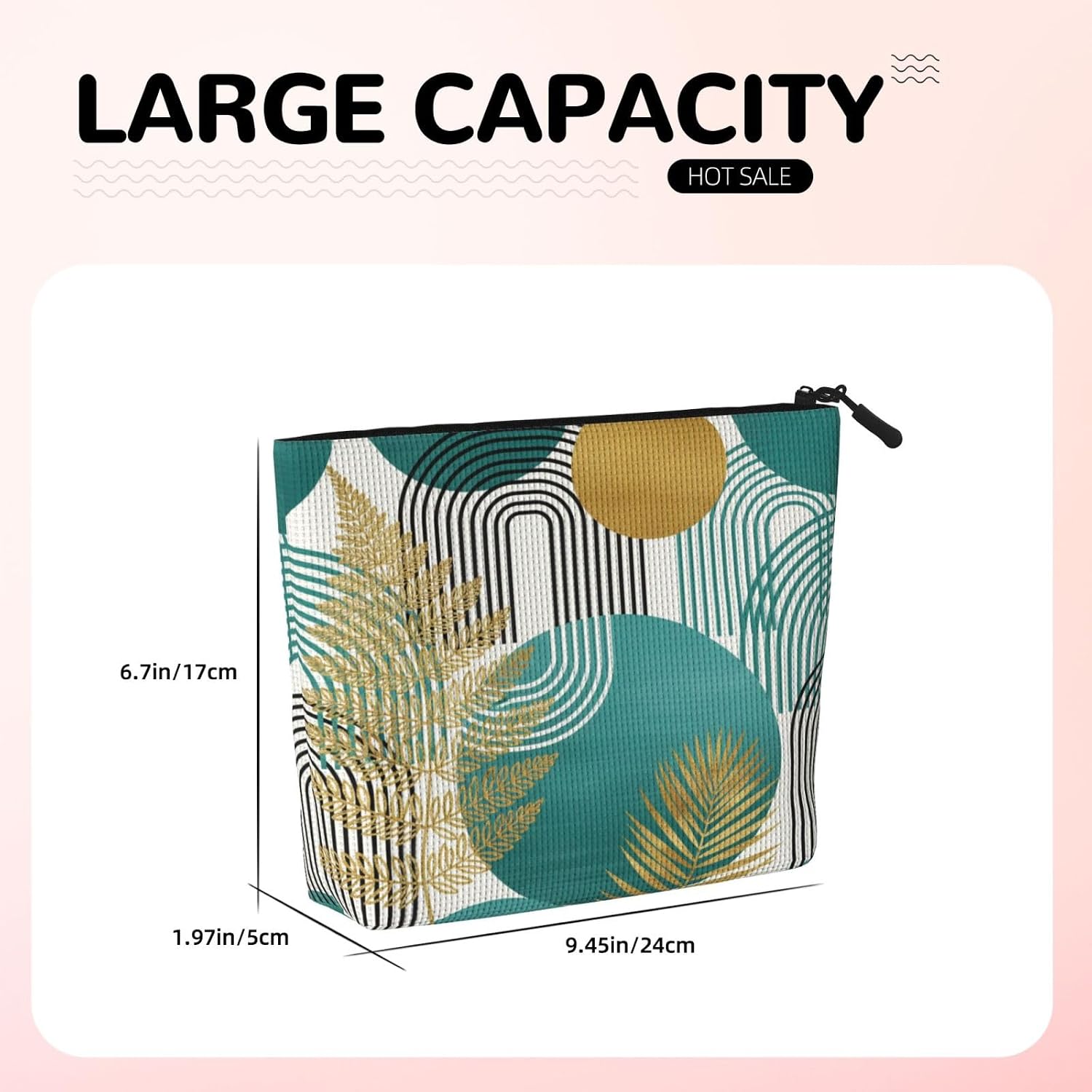 Travel Toiletry Bag Water-resistant Makeup Bag for Women Men image 5