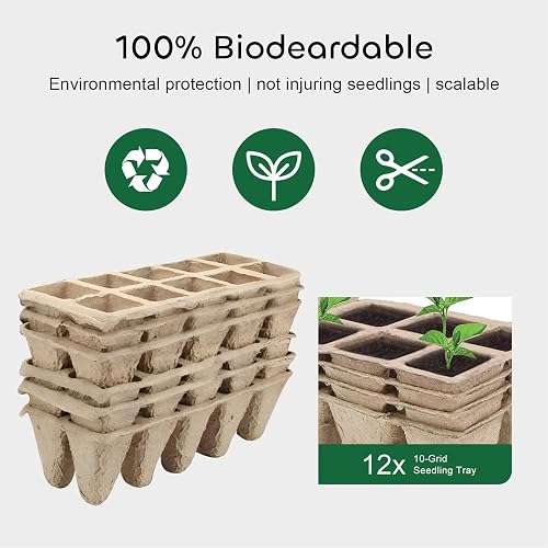 GROWNEER Lot De 20 Pieds Surélevateurs Pour Pots De Fleurs | 48x14mm | Caoutchouc EPDM | Drainage Et Stabilité