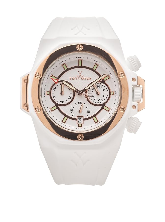 Toywatch Orologio al Quarzo NSC03WH Bianco 43 mm : Amazon.it: Moda