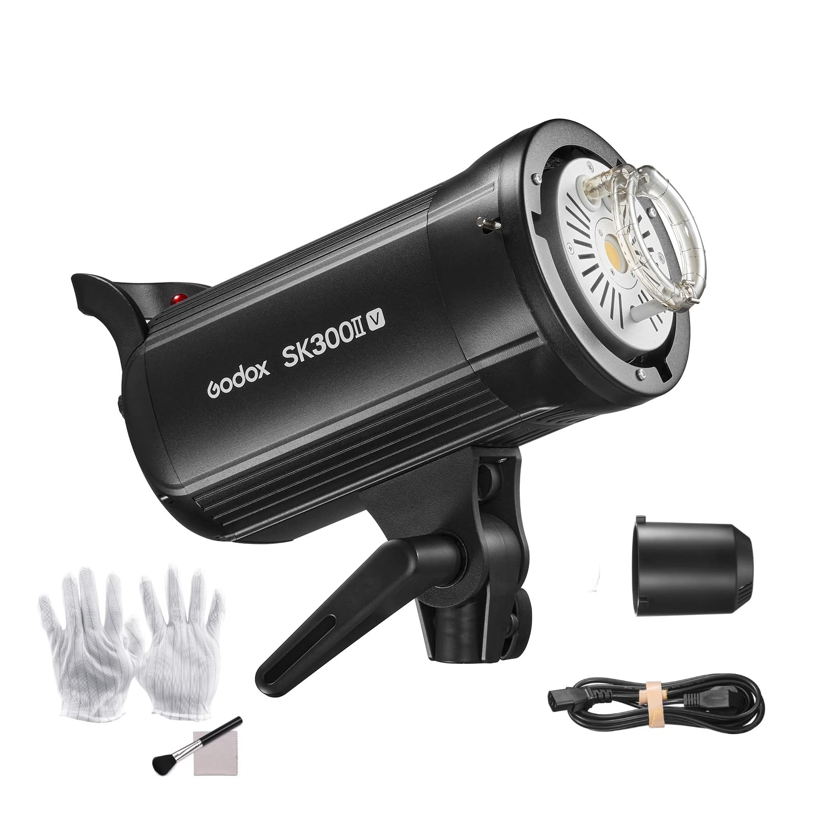 Godox SK300II-V Studio Flash Light 300Ws Potenza GN58 5600±200K Luce stroboscopica integrata Sistema X wireless 2.4G con lampada di modellazione a LED per ritratto di nozze Moda pubblicità fotografia