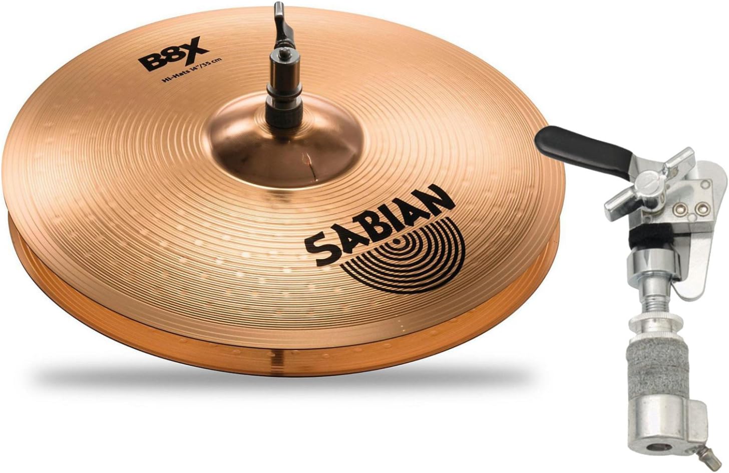 Sabian 41402X 14" B8X HI HATS w/Hi-Hat Drop Clutch