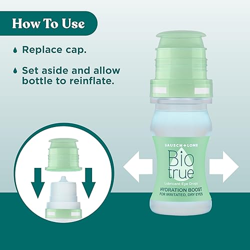 Miniatura 4 de Biotrue Hydration Boost, Preservative-Free Eye Drops for Dry Eyes, Instantly Moisturizes, Rehydrates, Contact Lens Friendly, Refresh & Relieve Eye