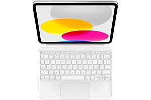 Apple Magic Keyboard Folio for iPad (10th Generation) - US English - White (Renewed)