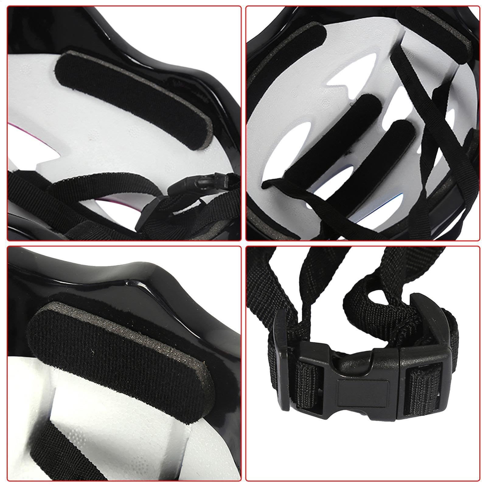 Casco da bicicletta per bambini, leggero, sicuro e infrangibile, casco da bicicletta, per bambini e ragazzi e ragazze, sicuro e confortevole, regolabile 53 – 55 cm (da 3 – 8 anni)