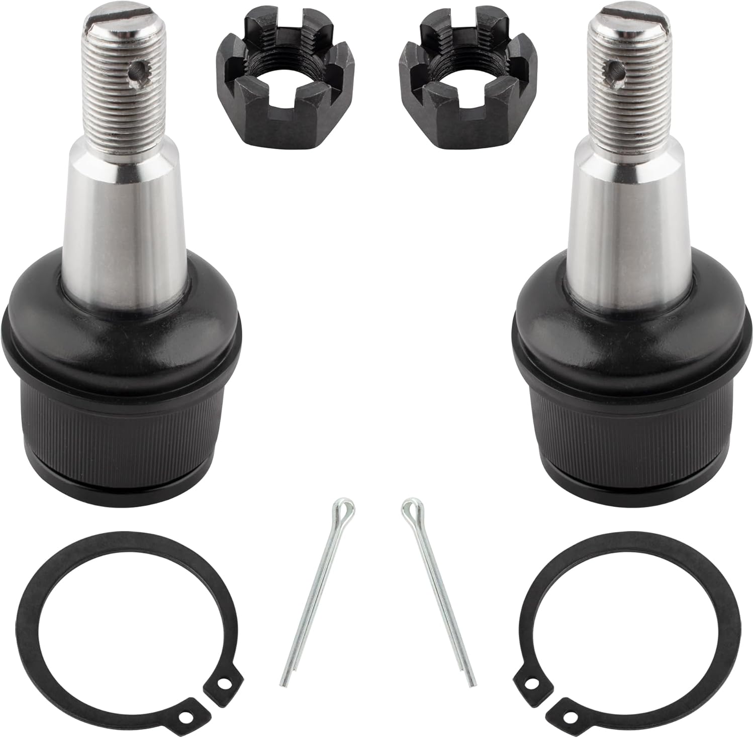 BOXI 4pcs Front Upper and Lower Ball Joint Set Fit for Ford E-150 E-250 Econoline E-350 Club Wagon Econoline Club Wagon Super Duty E-450 Econoline Super Duty Econoline Super Duty 1992-19|K80196 K80197