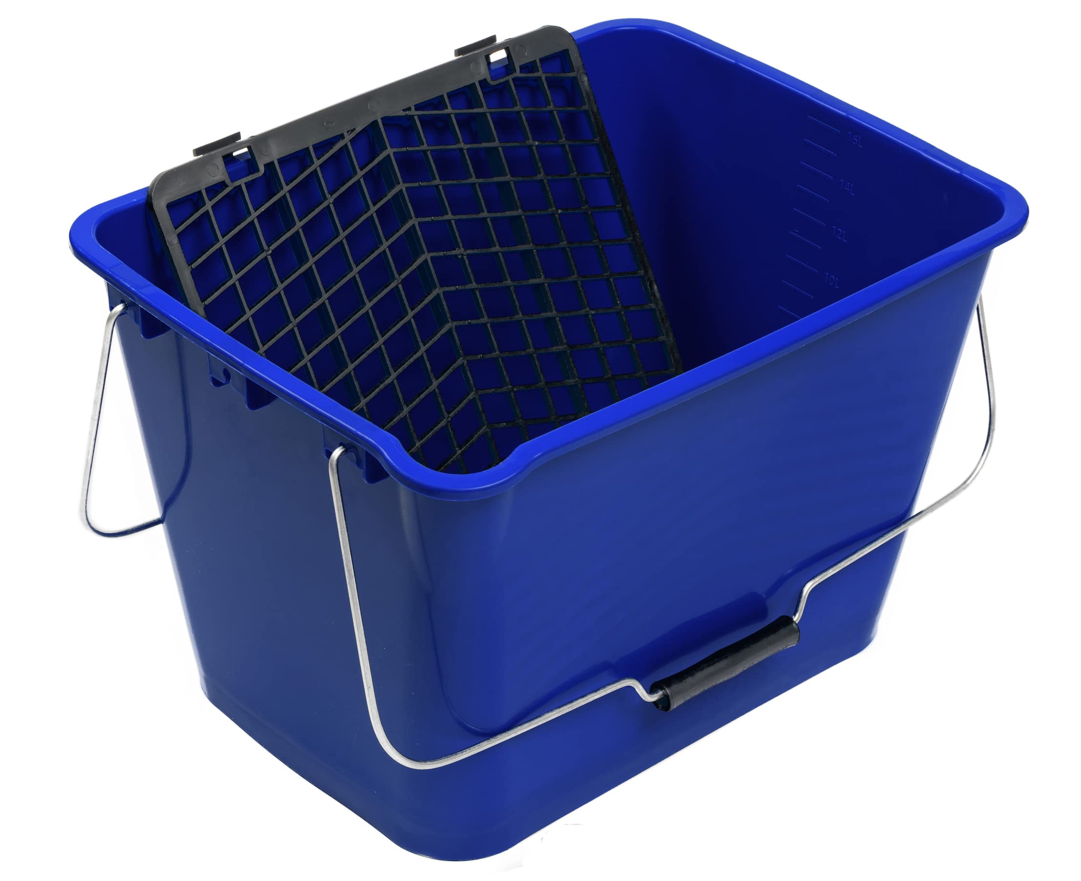 Tecno Prodist KIT TERRAZZE E PAVIMENTI - Rullo di vernice di qualità professionale con secchio a griglia e pennello - BATTONE DA 16 L CON GRIGLIA - PALETTE 50 mm - IMPERMEABILIZZAZIONE SPECIALE