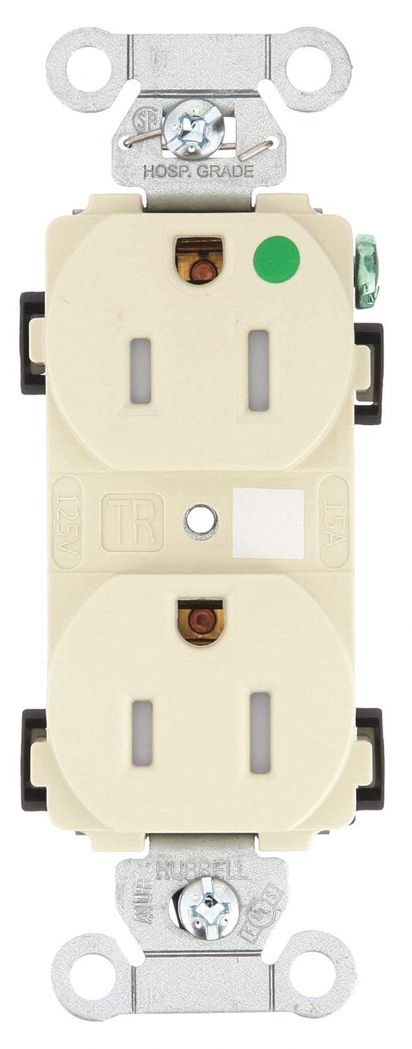 15A Duplex Receptacle 125VAC 5-15R IV