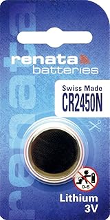 10 x Renata 2450 Watch Batteries, 3V Lithium CR2450N, CR2450