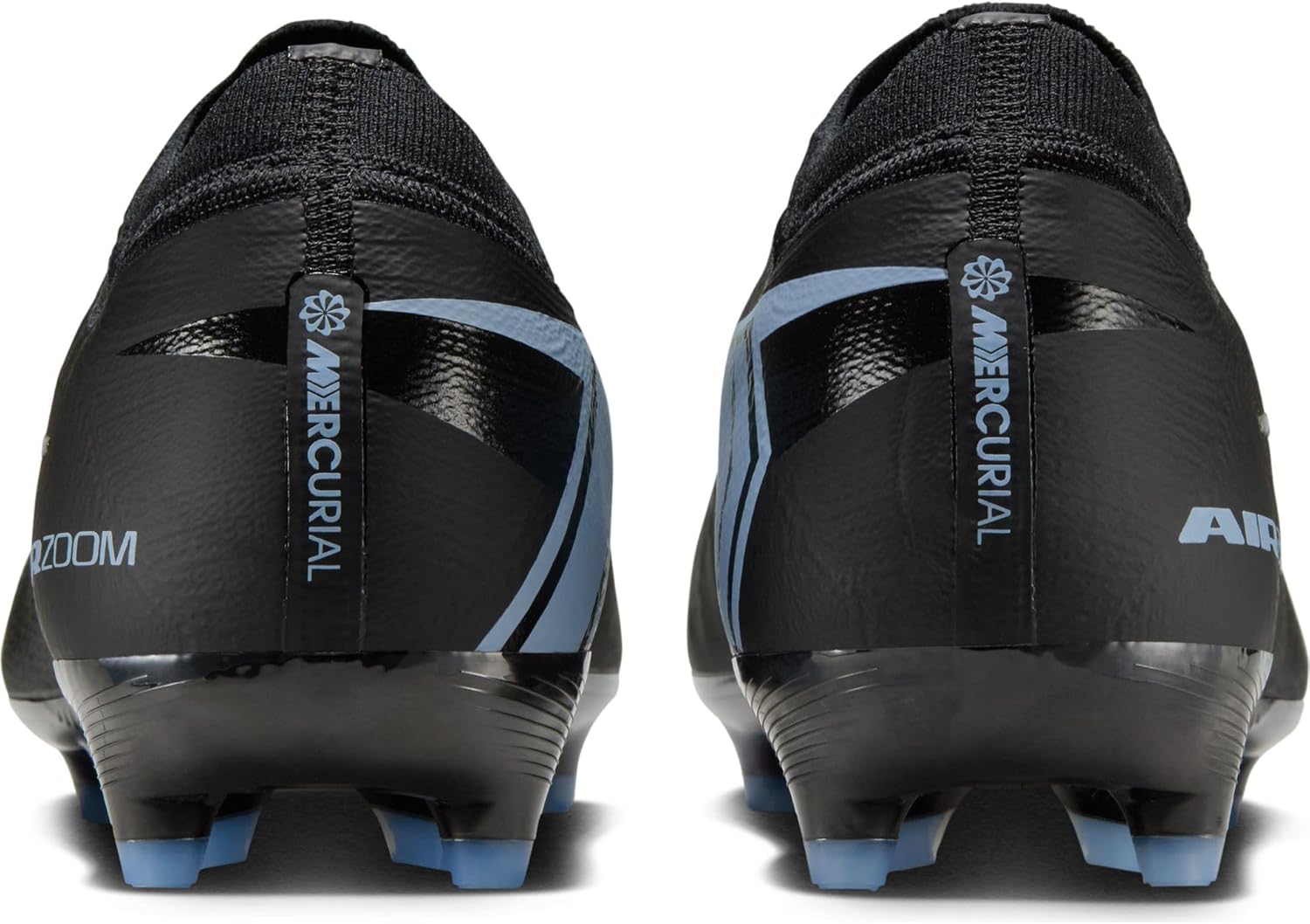 Nike Mercurial Vapor 16 Pro Artificial-Grass Low-Top Soccer Cleats (Black/Ice Blue) Size 12