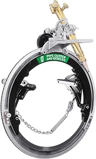 Sawyer Pipe Cutting and Beveling Machine - High Precision Tool for Metal Pipe Cutter and Beveler, Easy & Fast Setup, Portable Equipment for Welding and Construction, Quality Made in the USA - 8" - 14"