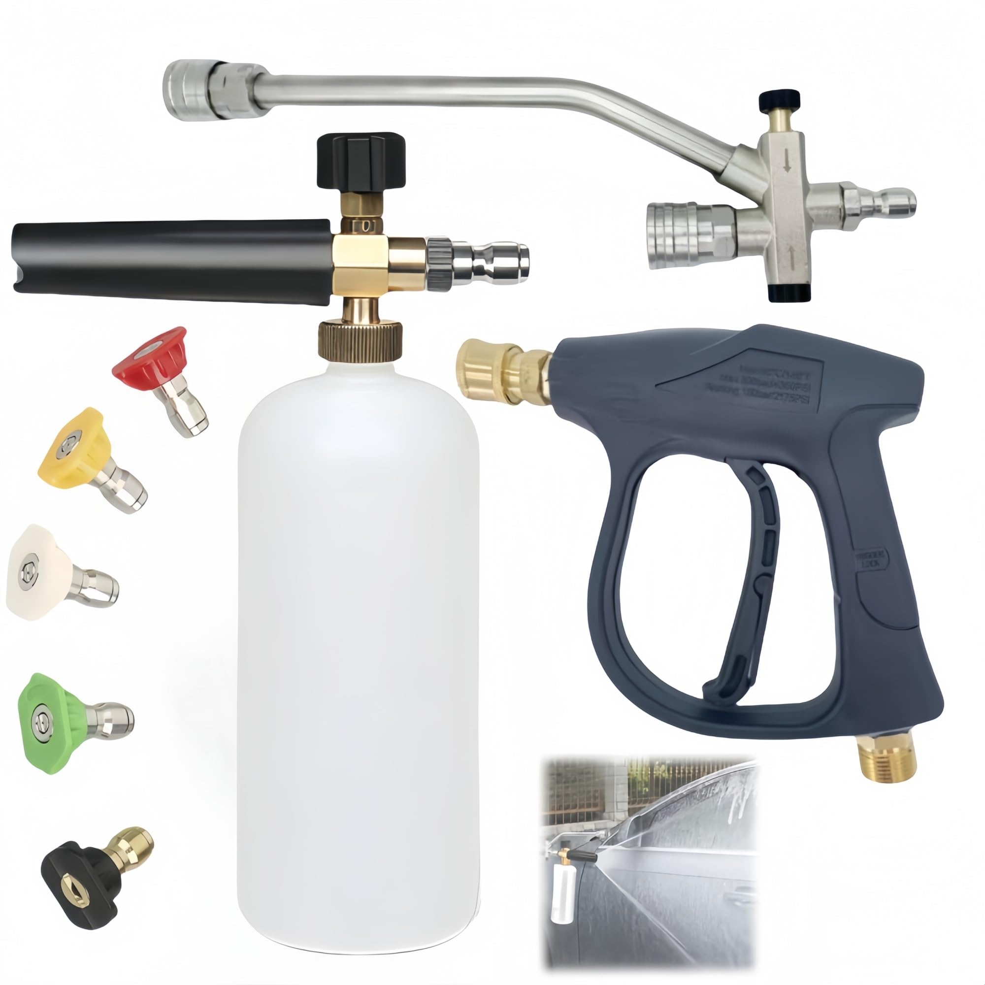 Amazon.com: Taqargzy Dual Purpose Switch Spray Gun,Foam Cannon for