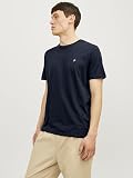 JACK & JONES Homme Jorjxj Tee Crew Neck 5mp T-shirt, Blanc., M EU - 7