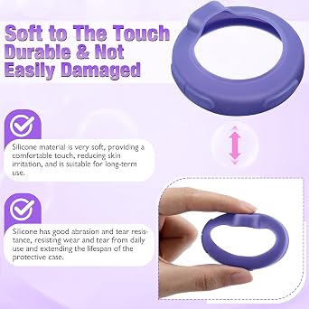 Digital Stethoscope Case Compatible with EKO CORE 500, Silicone Stethoscope Accessories for Protective Dustproof Design (Gradient Purple)