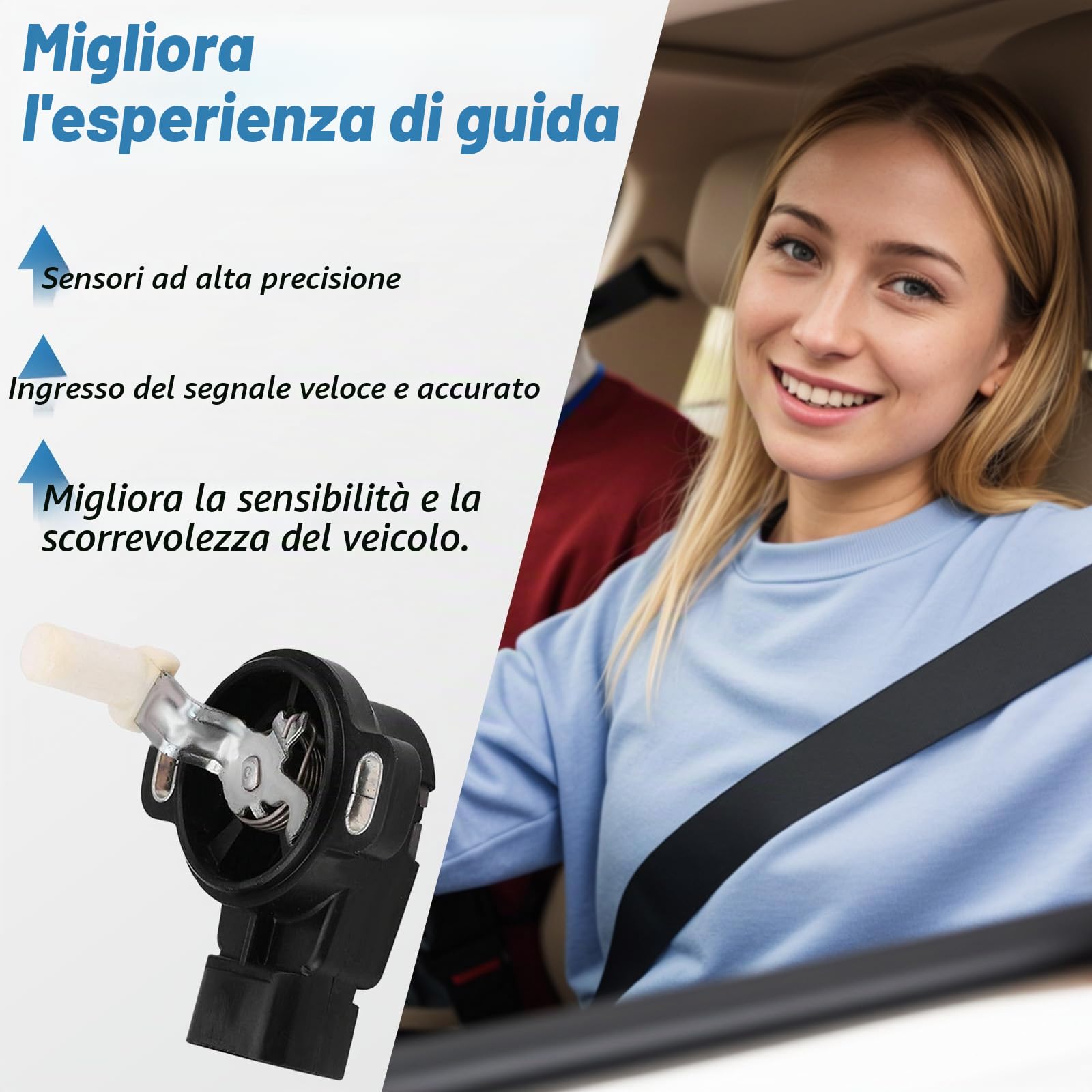 Riloer Sostituzione del sensore di posizione del pedale dell'acceleratore per T-oyota C-orolla 2002 H-iace 2006-2010 Y-aris 2006-2012 S-cion tC 2005-2008