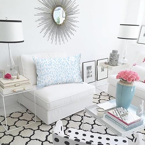 Vista 751 de ArogGeld Chinoiserie - Fundas de almohada escénicas asiáticas, estilo asiático, funda de almohada azul y verde Kelly, funda de cojín para decoración