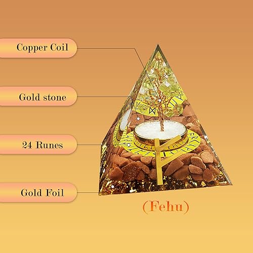 Miniatura 2 de Pirámides de orgón de energía positiva, generador de energía de orgonita de chakra amatista, cristal curativo para el éxito de la salud de la