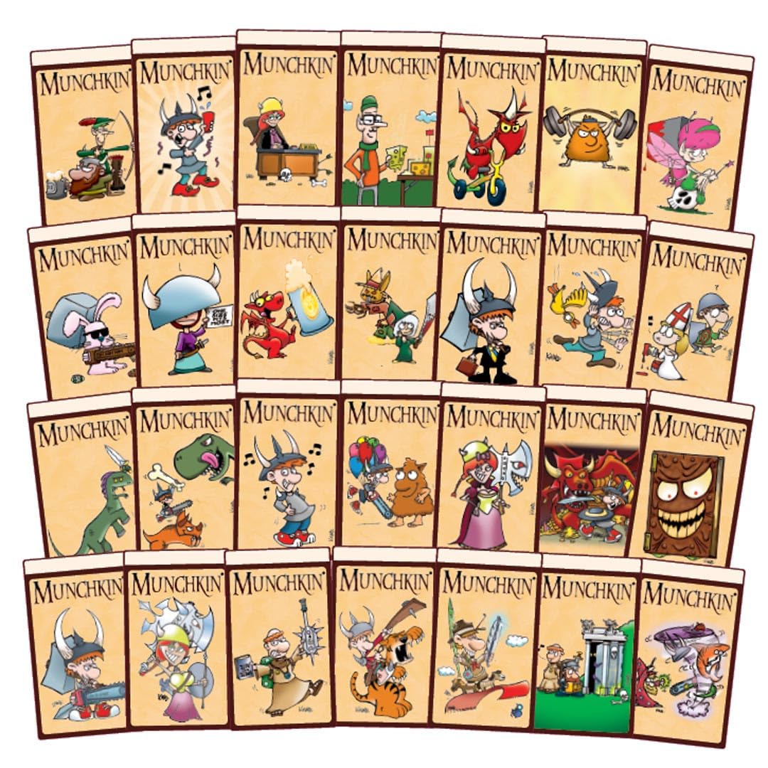 Munchkin Big Box | Collector’s Edition Fantasy Card Game | Over 650 Cards, Game Boards, Meeples, Dice & Storage Tray | Illustrated by John Kovalic | Ages 10+ | 3–6 Players