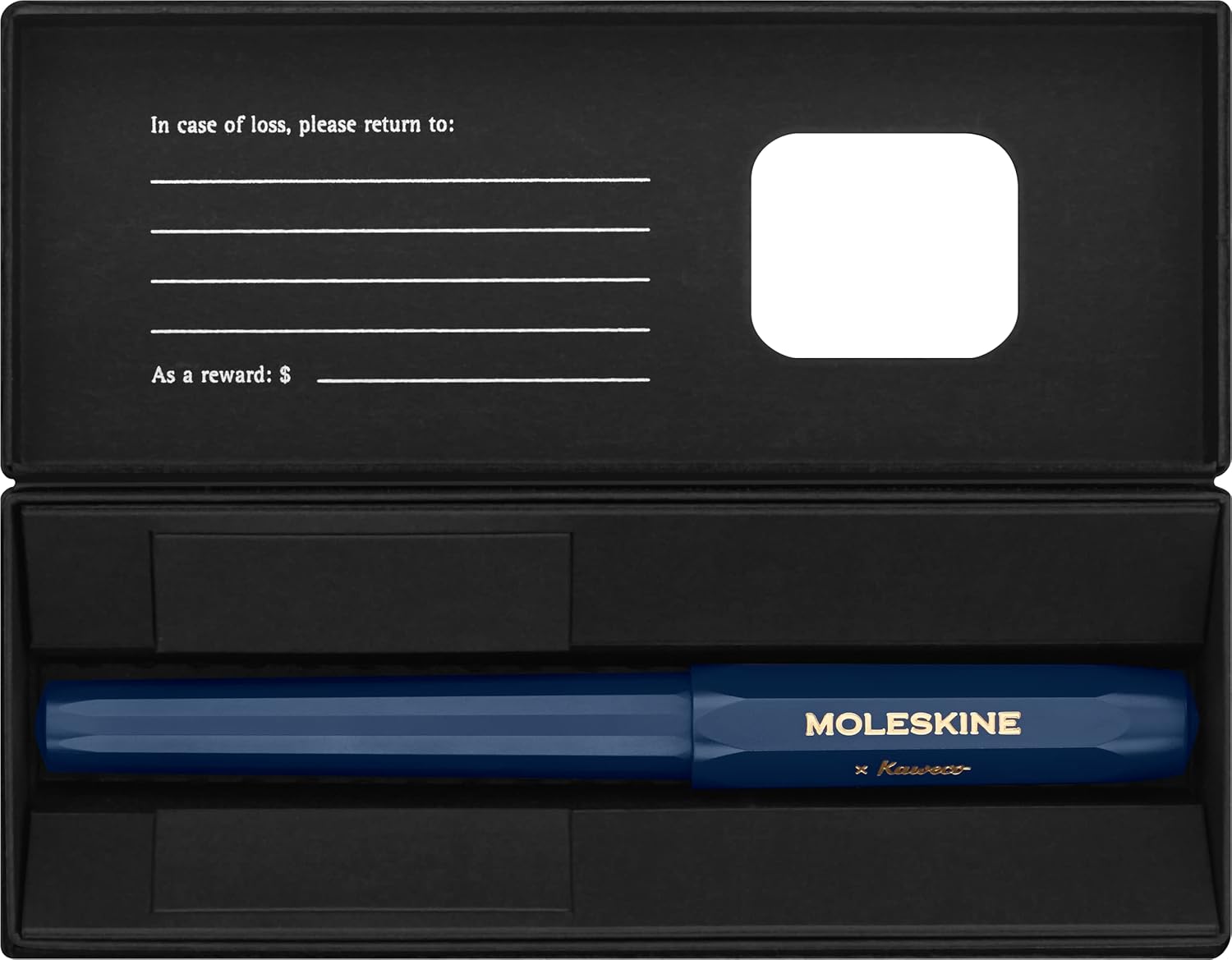 Moleskine x Kaweco, Ballpen, 1.0mm Point, Blue with Blue Ink