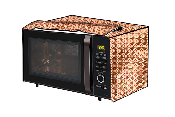 The Furnishing Tree Microwave Oven Cover for Borosil Prima 30 Liter 1500 Watt Convection Oven Toaster Griller (OTG) Surface Pattern Brown