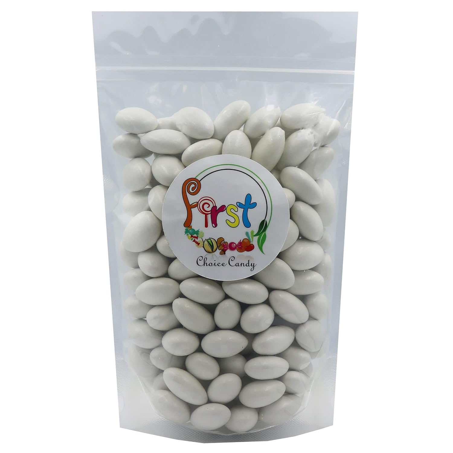 FirstChoiceCandy Jordan Almonds (5 Pound (Pack of 1), White)