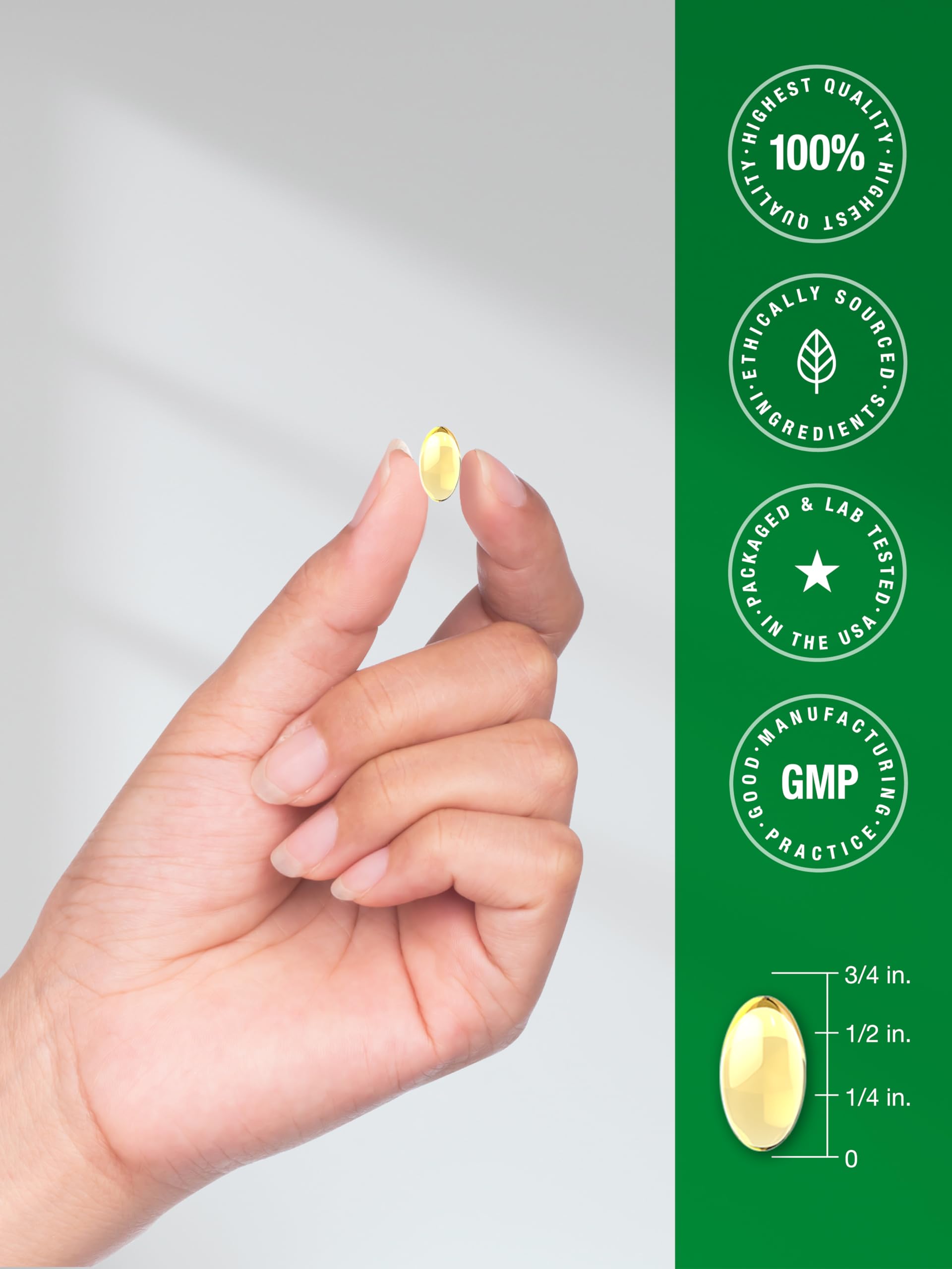 Horbäach Oregano Oil | 4000mg | 300 Softgel Capsules | Naturally Occurring Carvacrol Pills | Non-GMO and Gluten Free Extract Supplement